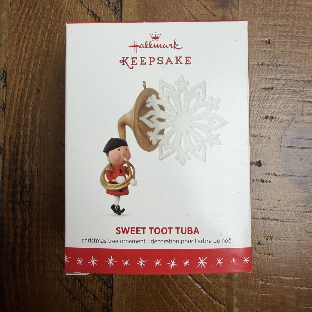 2016 Hallmark Keepsake Sweet Toot Tuba Christmas Ornament